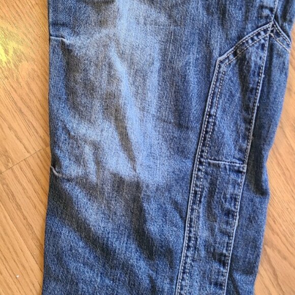 ANTHROPOLOGIE PILCRO THE WANDERER DENIM CARGO UTILITY PANTS sz 29 Petite - Picture 6 of 8